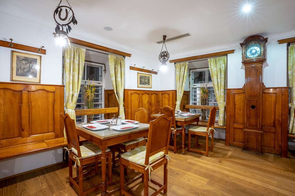 Leonardo Boutique Hotel Salzburg Gablerbraeu Ресторант снимка